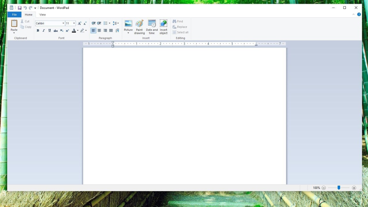 WordPad Screnshot 2